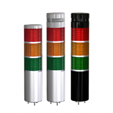 Светодиодные сигнальные колонны с режимами постоянного и мигающего свечения диаметром 86 мм Серии ML8